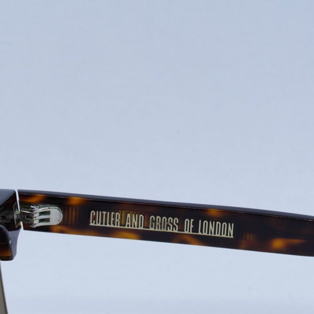 🕶️ New Cutler and Gross CG1332S 002 Sunglasses -Dark Turtle Frame, Brown Lenses - Picture 5 of 10